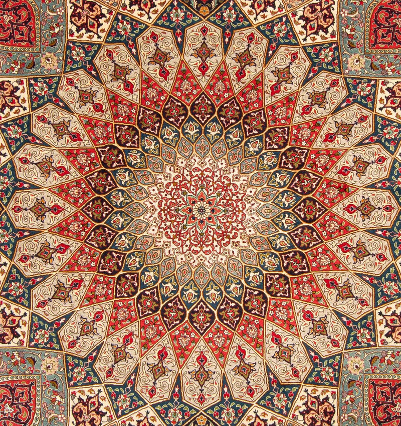 Persisk tæppe - Tabriz - Royal - 260 x 203 cm - flerfarvet
