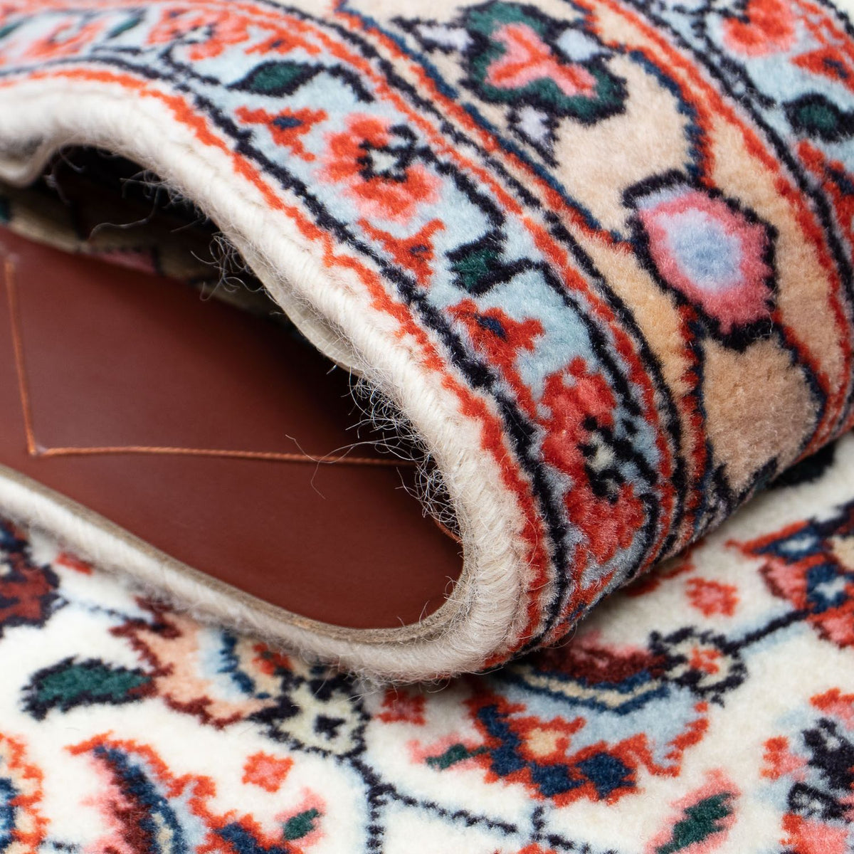 Løber Persisk tæppe - Tabriz - 392 x 73 cm - flerfarvet