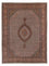 Persisk tæppe - Tabriz - 341 x 251 cm - mørkebrun