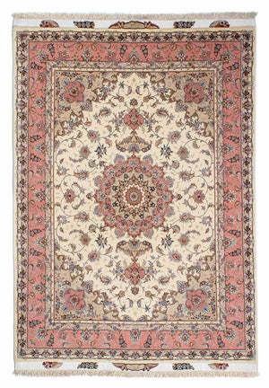 Persisk tæppe - Tabriz - Royal - 210 x 150 cm - beige