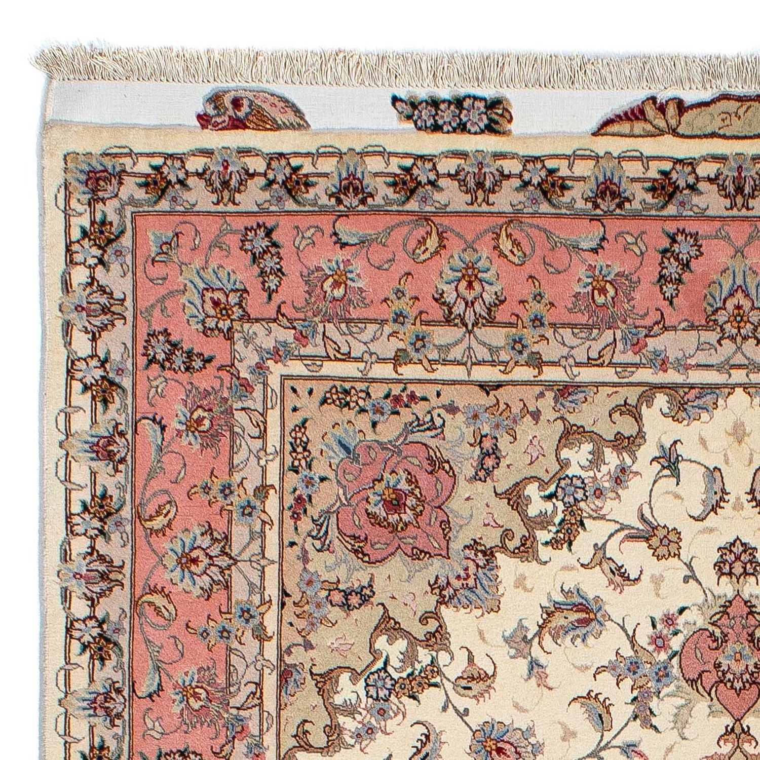 Persisk tæppe - Tabriz - Royal - 210 x 150 cm - beige