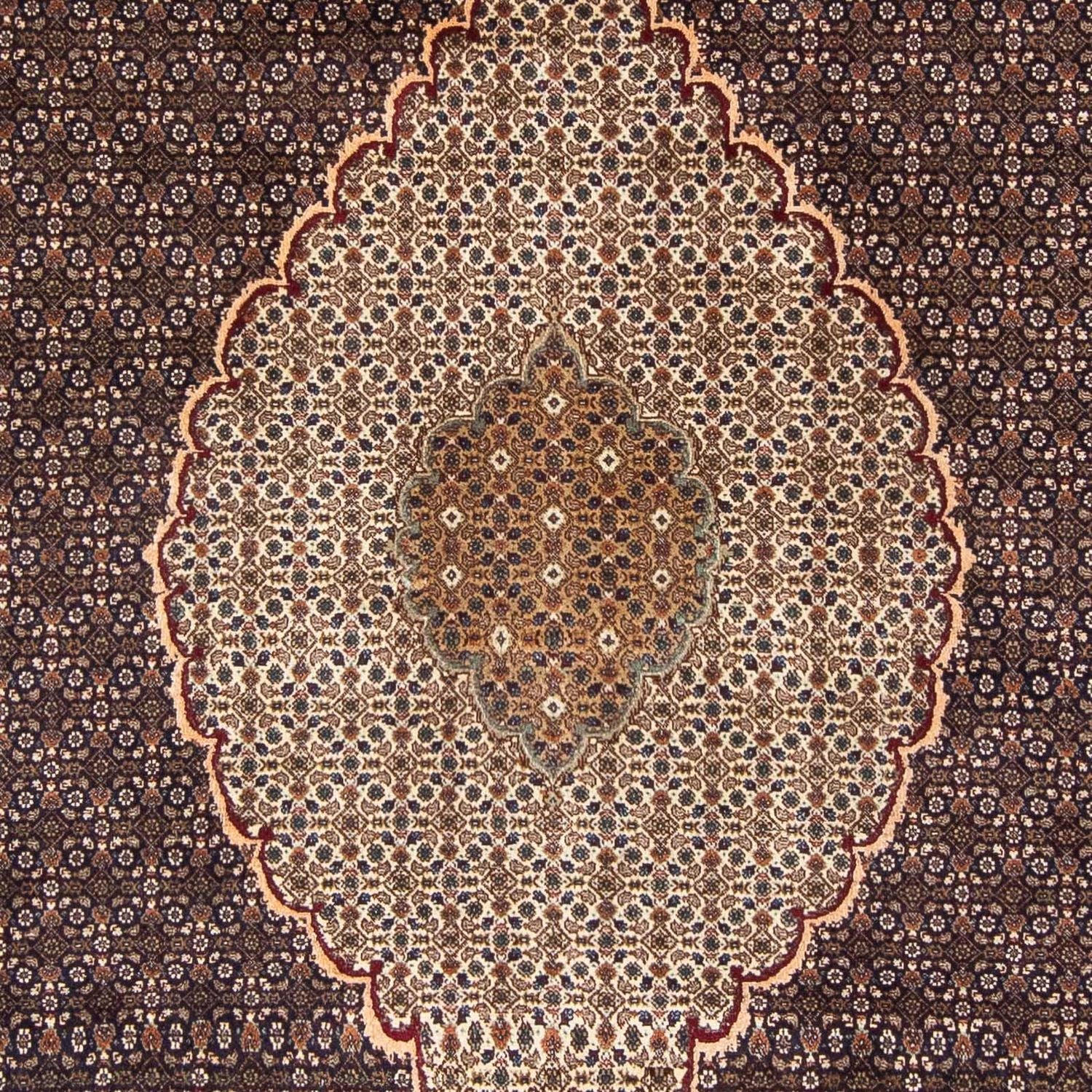 Persisk tæppe - Tabriz - 300 x 195 cm - brun