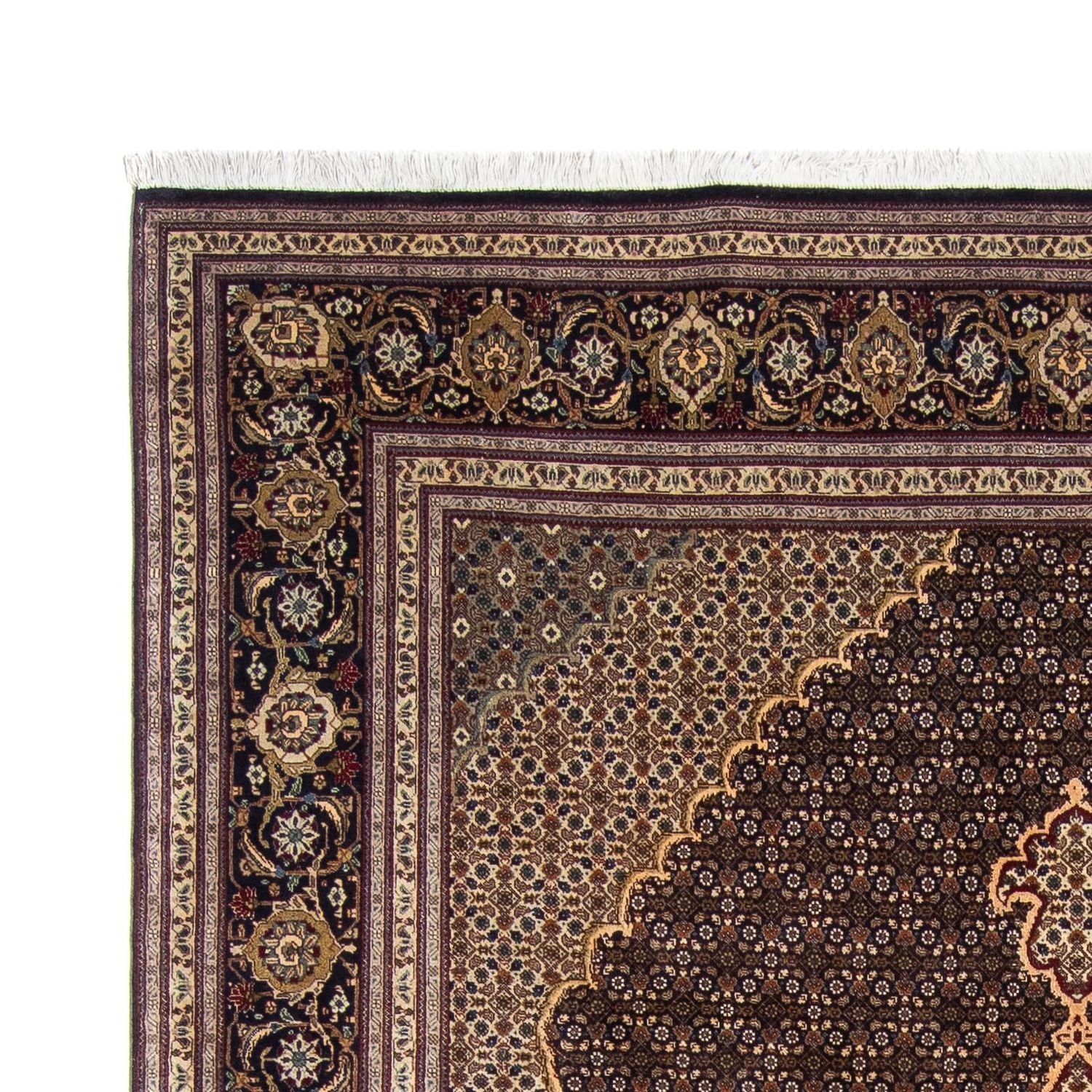 Persisk tæppe - Tabriz - 300 x 195 cm - brun