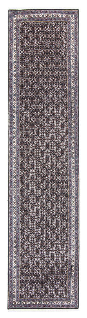Løber Persisk tæppe - Tabriz - 348 x 71 cm - grå