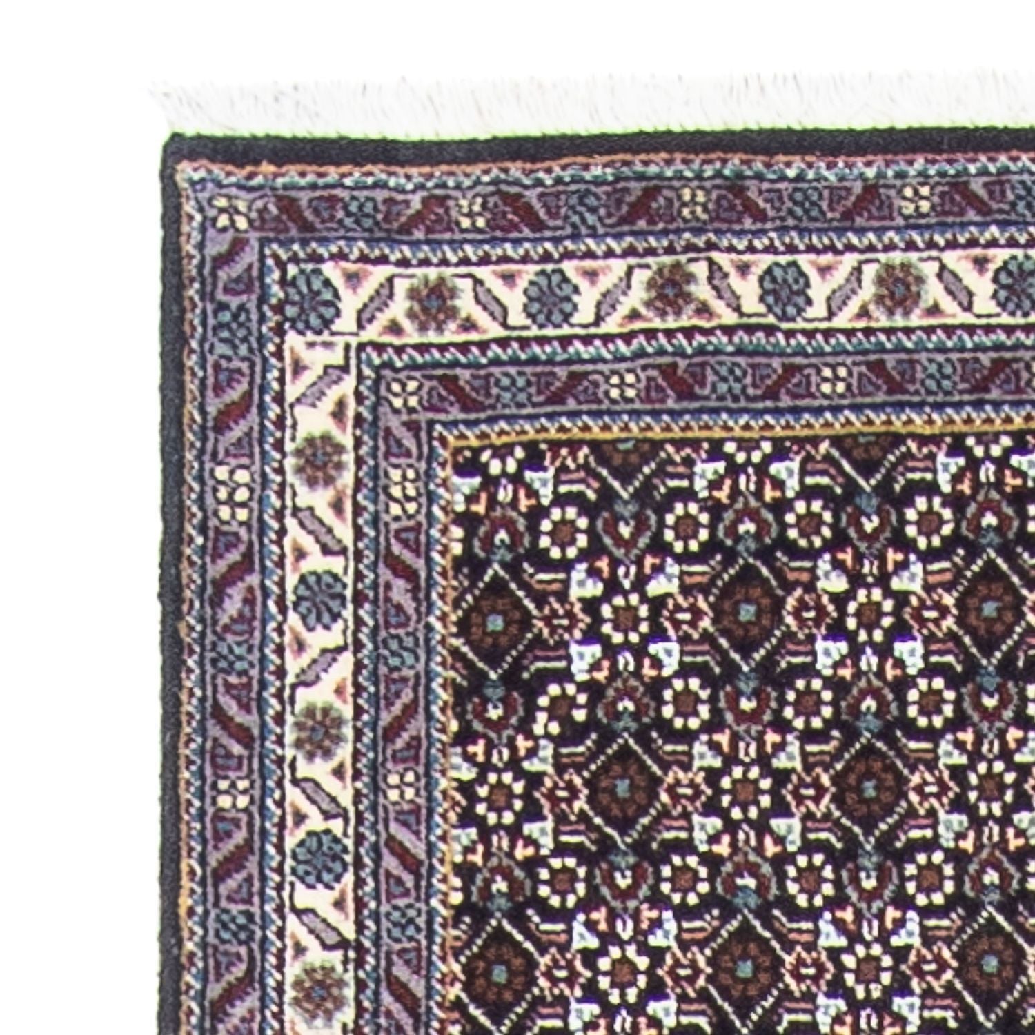 Løber Persisk tæppe - Tabriz - 348 x 71 cm - grå