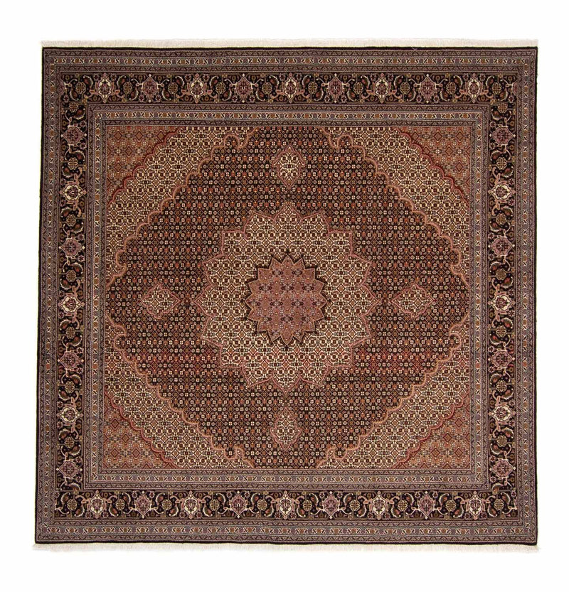 Persisk tæppe - Tabriz - Royal - 256 x 248 cm - brun