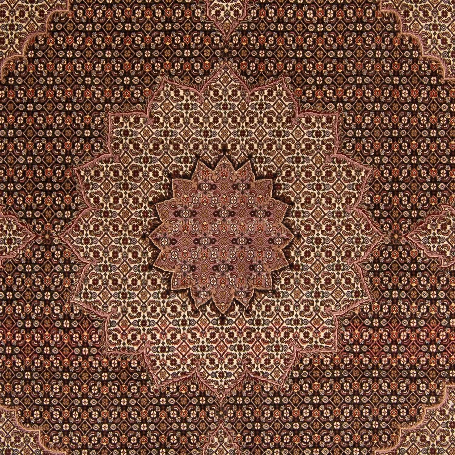 Persisk tæppe - Tabriz - Royal - 256 x 248 cm - brun