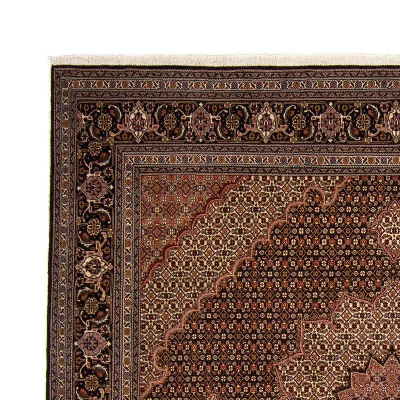 Persisk tæppe - Tabriz - Royal - 256 x 248 cm - brun