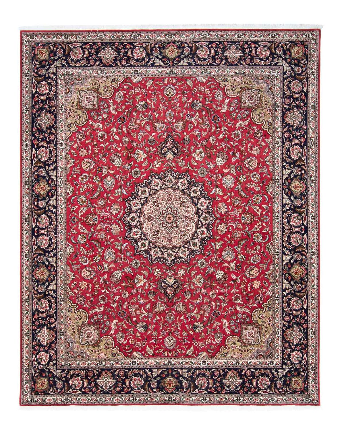 Persisk tæppe - Tabriz - Royal - 307 x 250 cm - rød