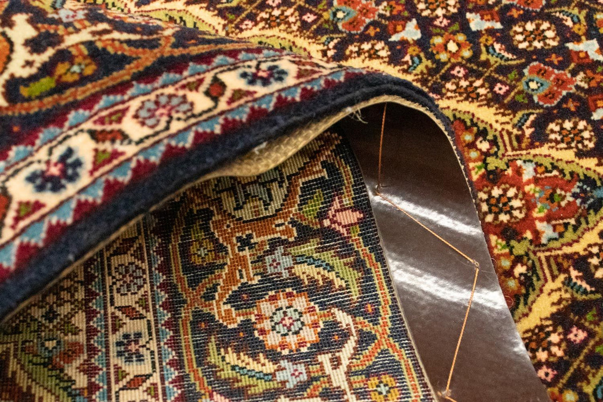 Persisk tæppe - Tabriz - 152 x 100 cm - mørkerød