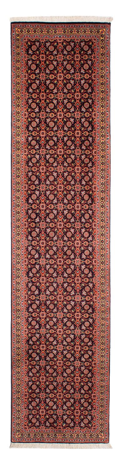 Løber Persisk tæppe - Tabriz - 302 x 80 cm - brun