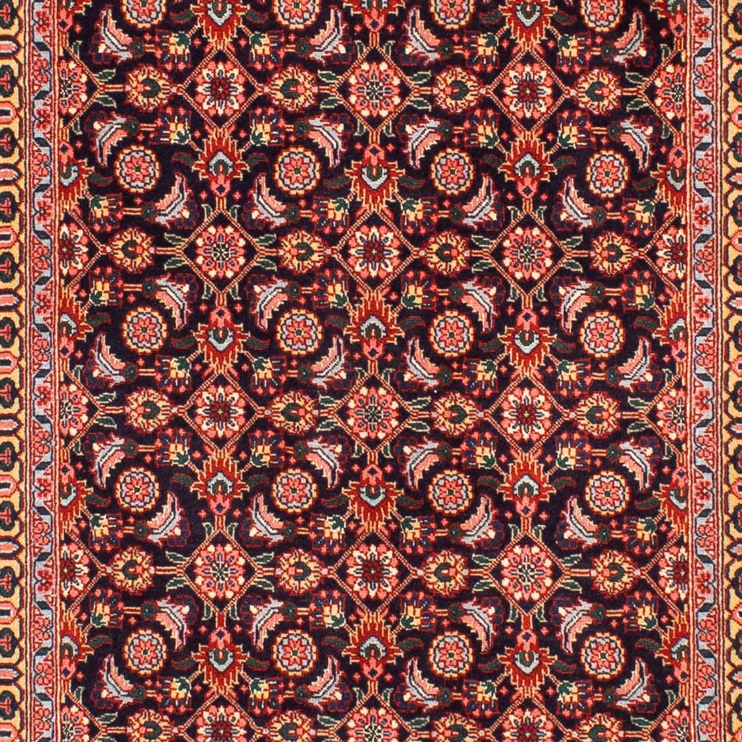 Løber Persisk tæppe - Tabriz - 302 x 80 cm - brun