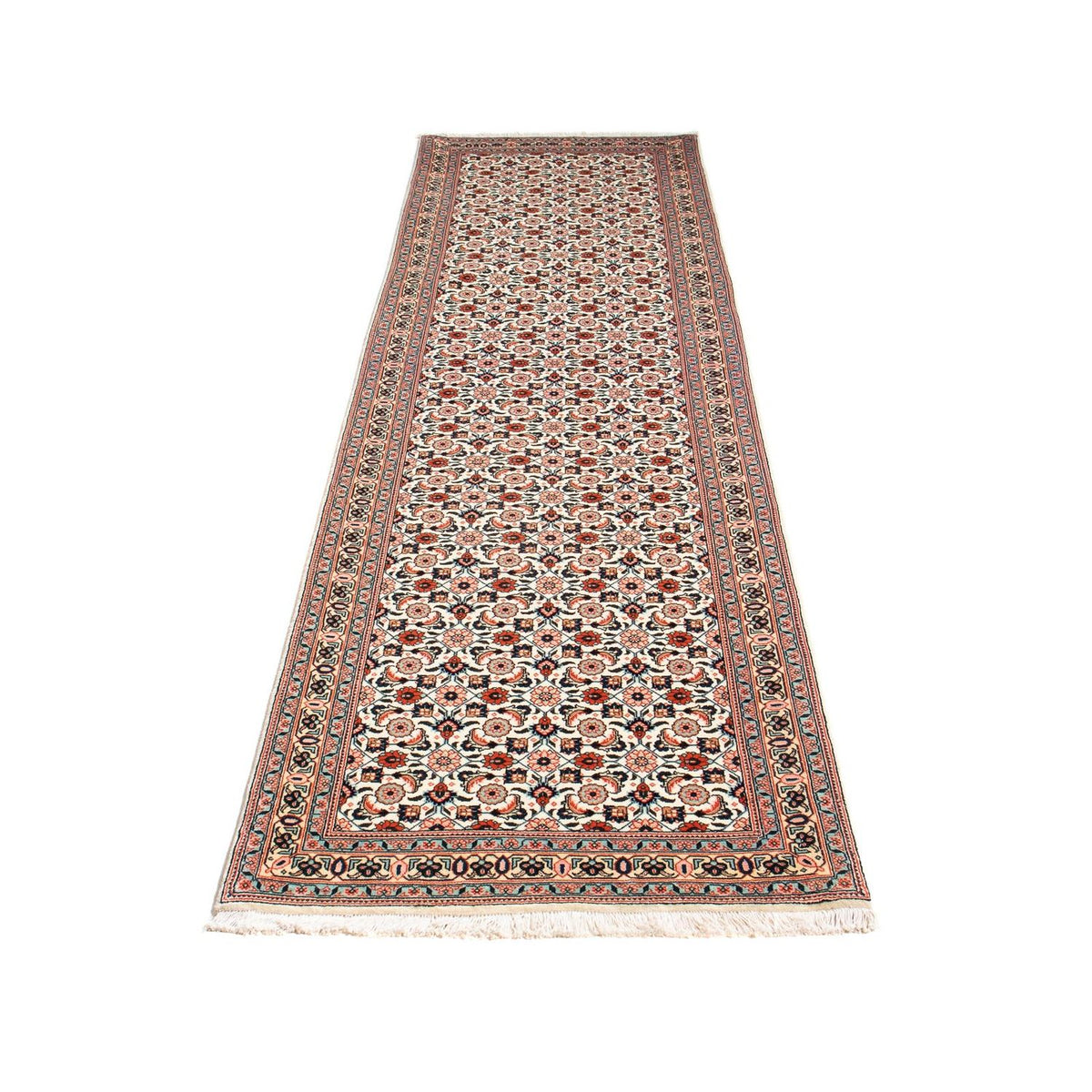 Løber Persisk tæppe - Tabriz - 300 x 76 cm - beige