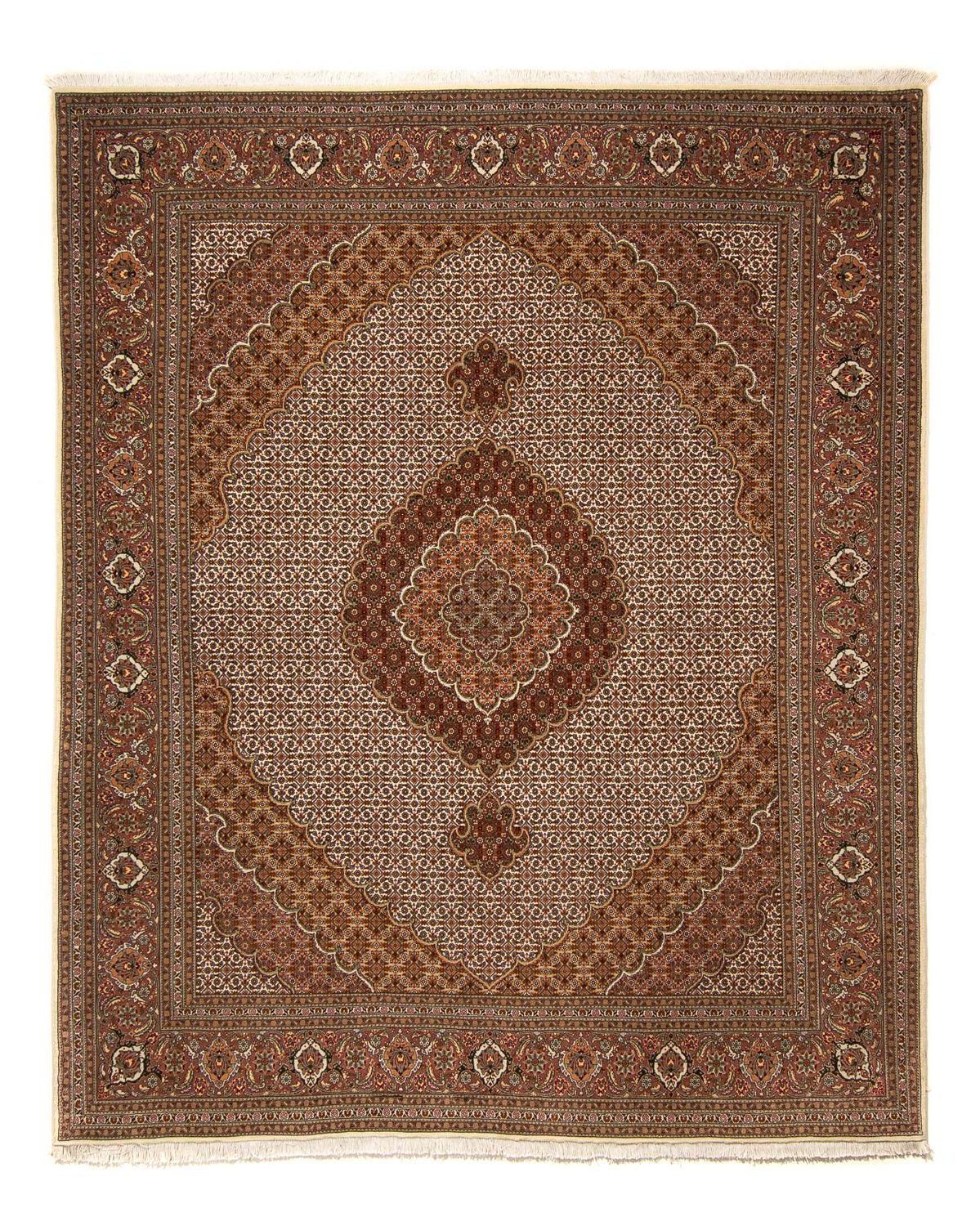Persisk tæppe - Tabriz - 254 x 205 cm - brun