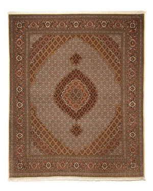 Persisk tæppe - Tabriz - 254 x 205 cm - brun