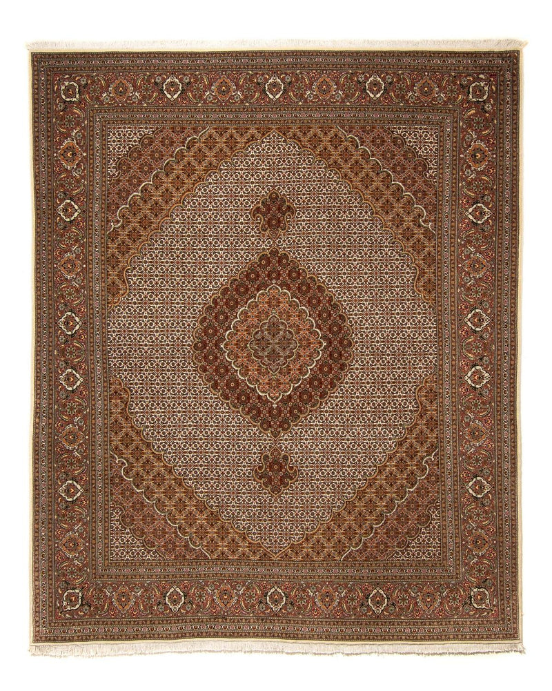 Persisk tæppe - Tabriz - 254 x 205 cm - brun