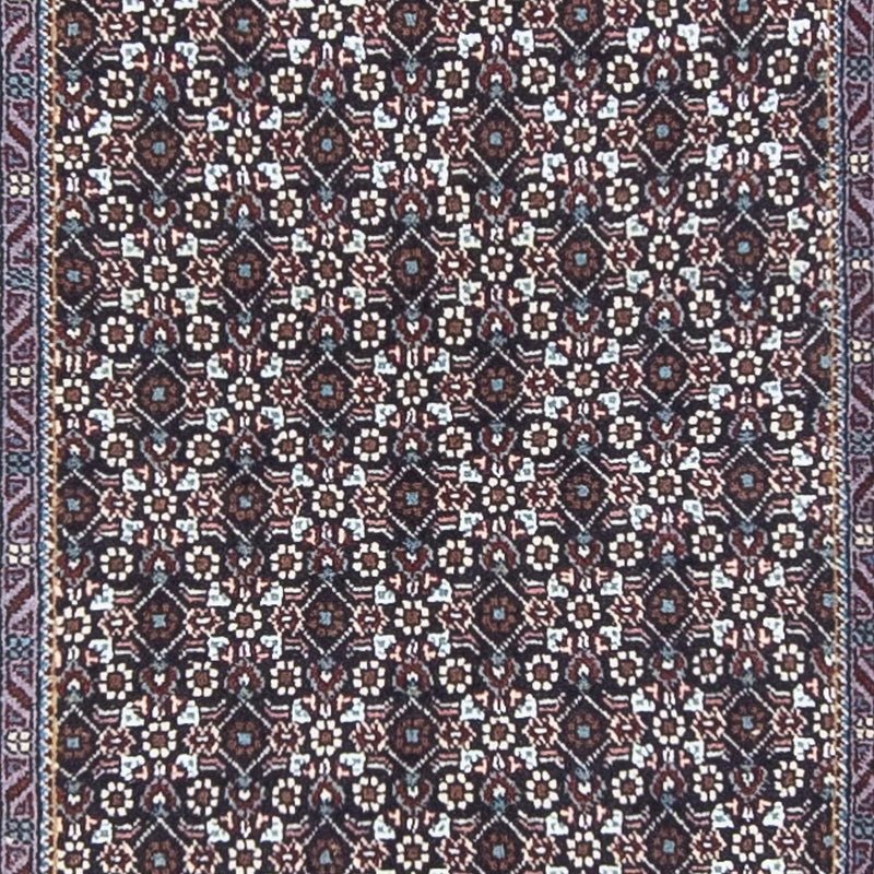 Løber Persisk tæppe - Tabriz - 348 x 70 cm - grå