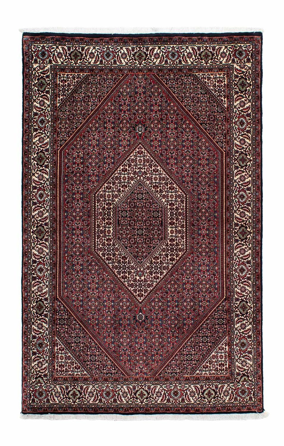 Persisk tæppe - Bijar - 200 x 128 cm - flerfarvet