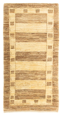 Gabbeh-tæppe - Persisk - 137 x 72 cm - beige