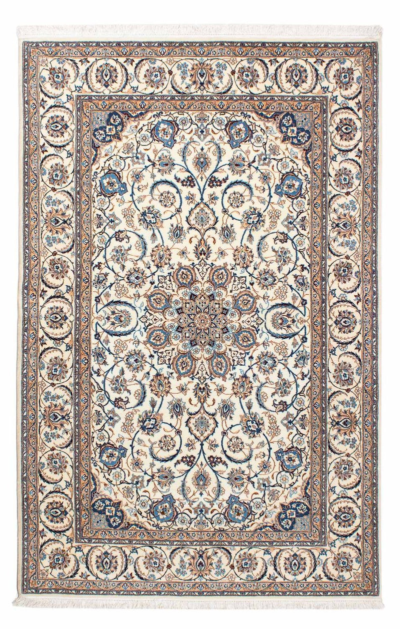 Persisk tæppe - Nain - Premium - 201 x 123 cm - beige
