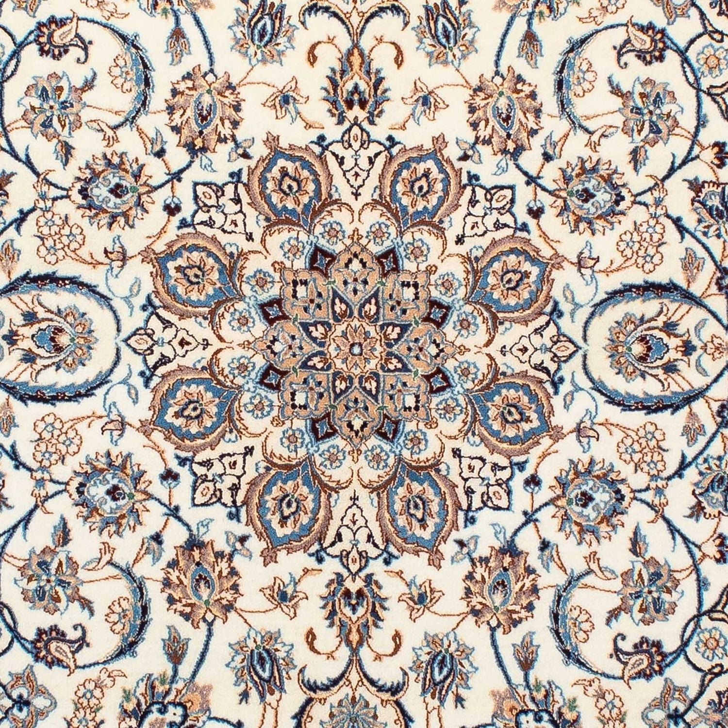 Persisk tæppe - Nain - Premium - 201 x 123 cm - beige