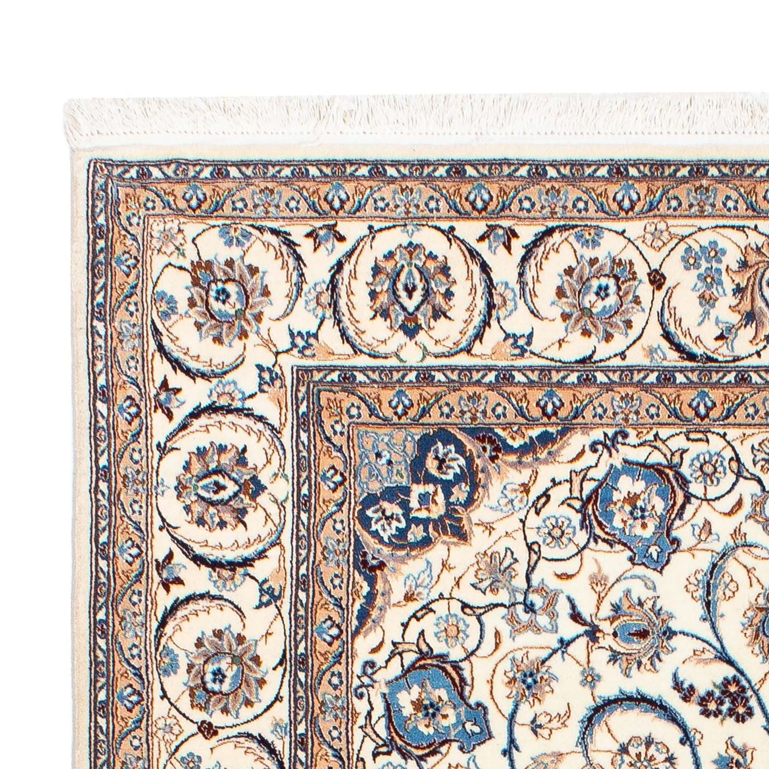 Persisk tæppe - Nain - Premium - 201 x 123 cm - beige