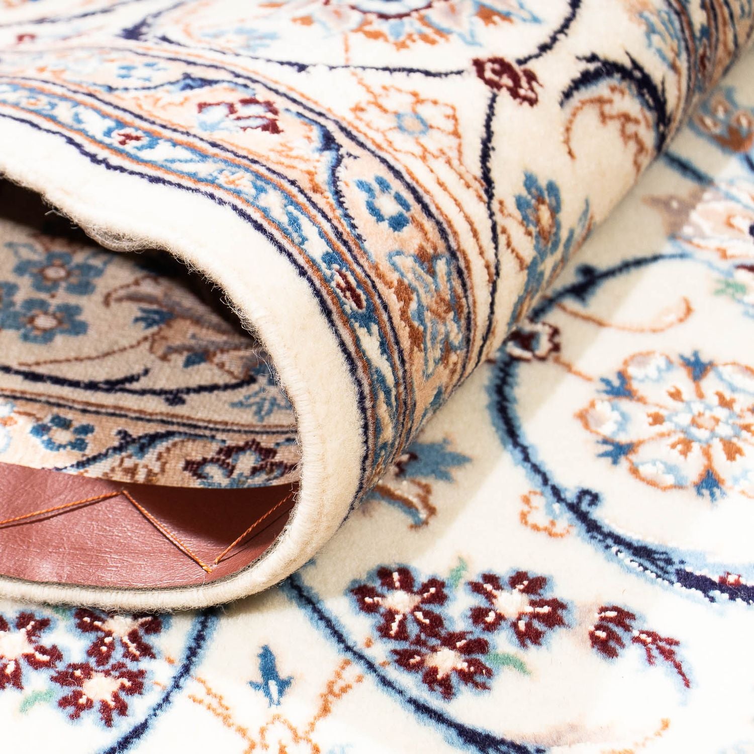 Persisk tæppe - Nain - Premium - 201 x 123 cm - beige