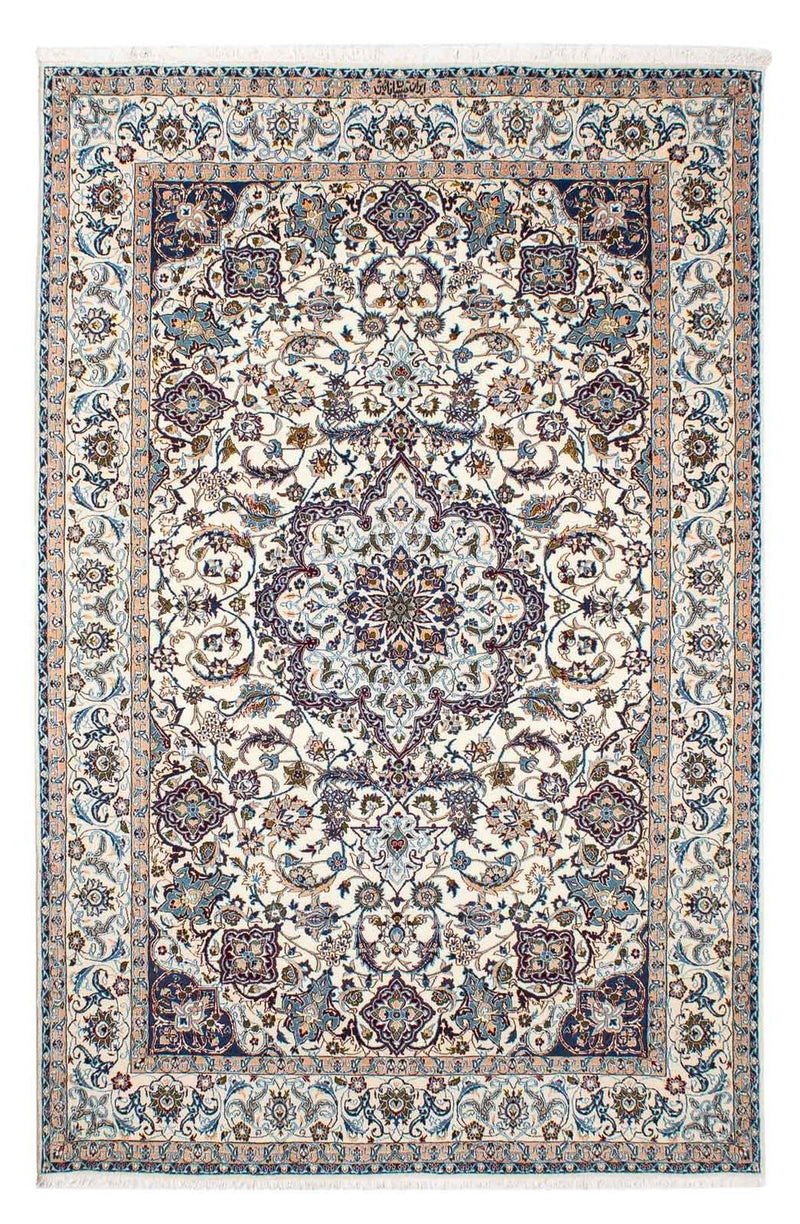Persisk tæppe - Nain - Premium - 190 x 128 cm - beige