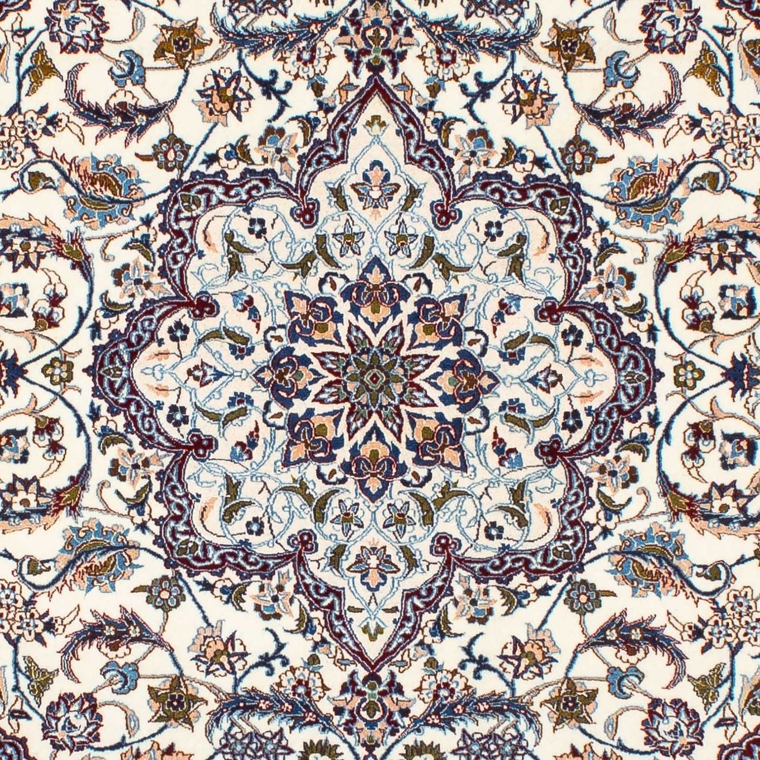 Persisk tæppe - Nain - Premium - 190 x 128 cm - beige