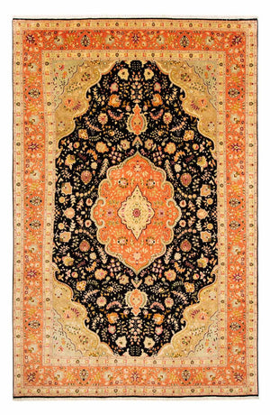 Persisk tæppe - Tabriz - Royal - 302 x 197 cm - lys brun