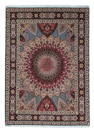 Persisk tæppe - Tabriz - Royal - 217 x 158 cm - flerfarvet