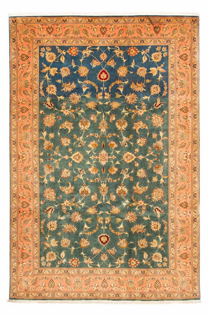 Persisk tæppe - Tabriz - Royal - 305 x 200 cm - lysegrøn