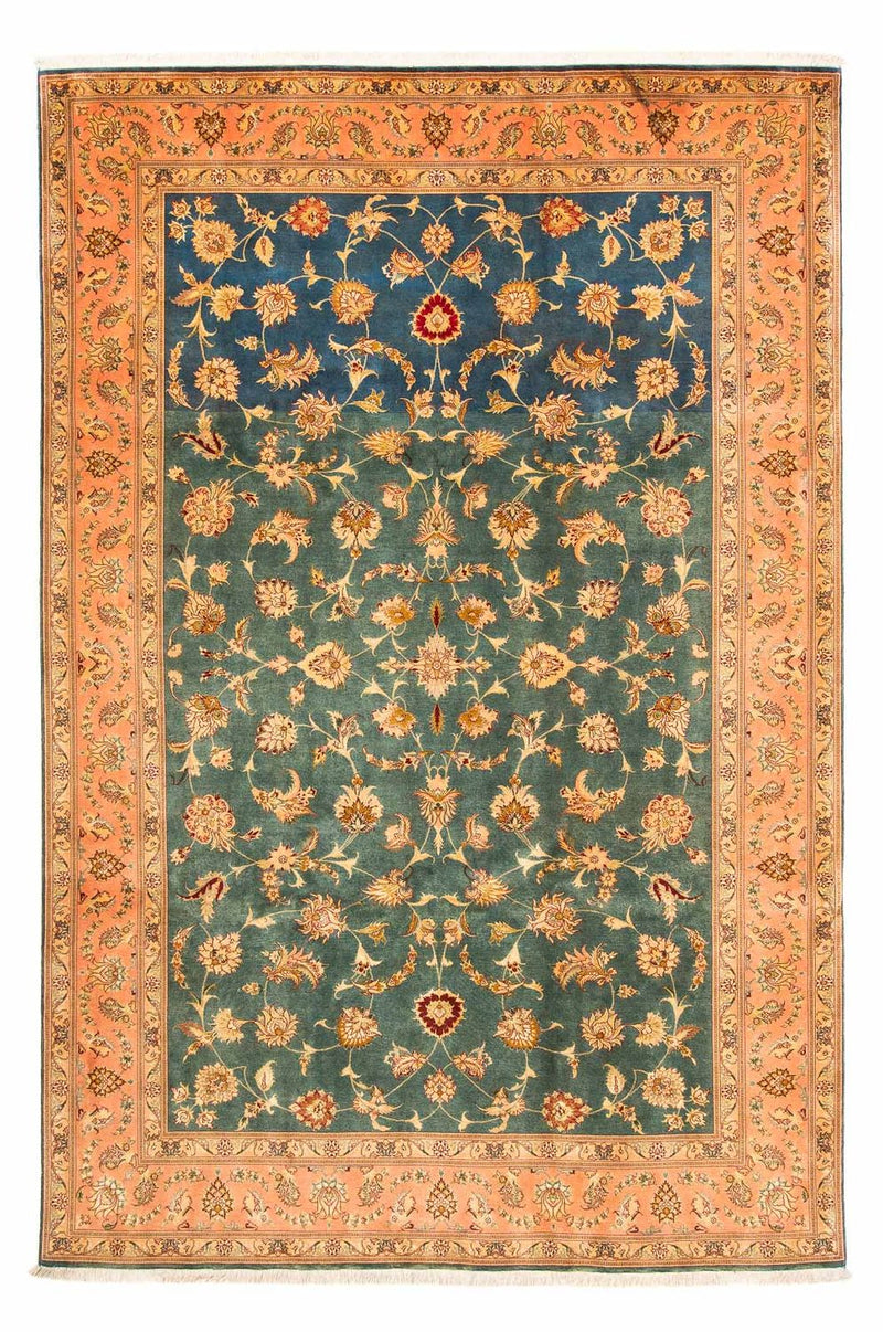 Persisk tæppe - Tabriz - Royal - 305 x 200 cm - lysegrøn