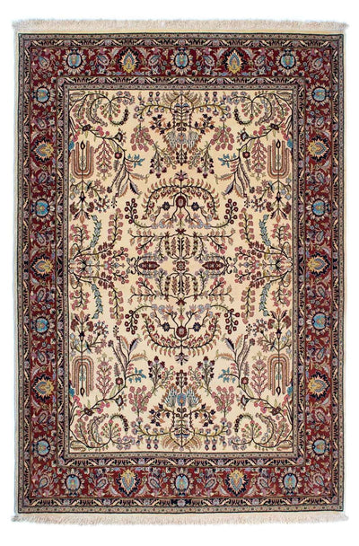 Qom Tæppe 142x207cm - Persisk tæppe