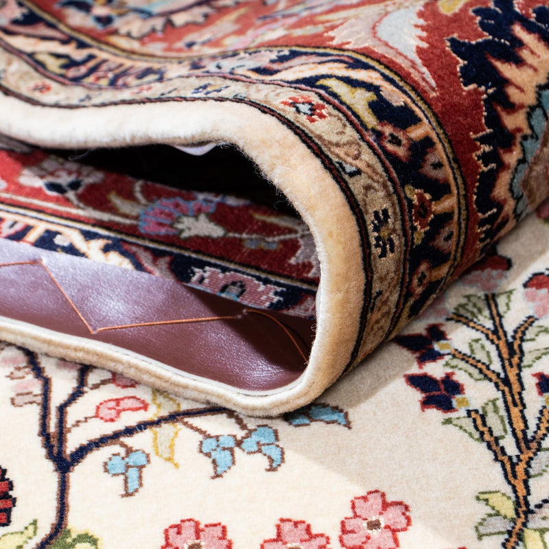 Persisk tæppe - Ghom - 207 x 142 cm - beige