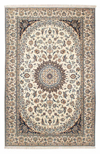 Persisk tæppe - Nain - Premium - 198 x 130 cm - beige