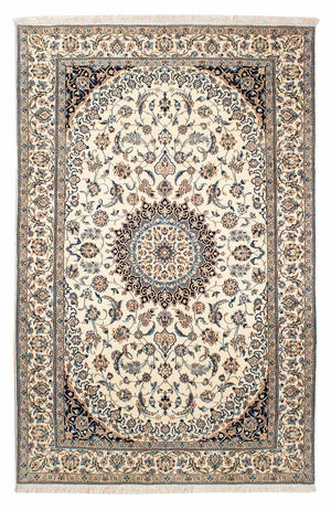 Persisk tæppe - Nain - Premium - 198 x 130 cm - beige
