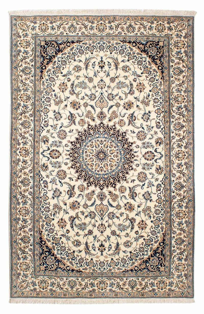 Persisk tæppe - Nain - Premium - 198 x 130 cm - beige
