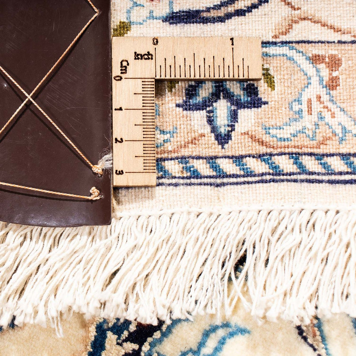 Persisk tæppe - Nain - Premium - 198 x 130 cm - beige