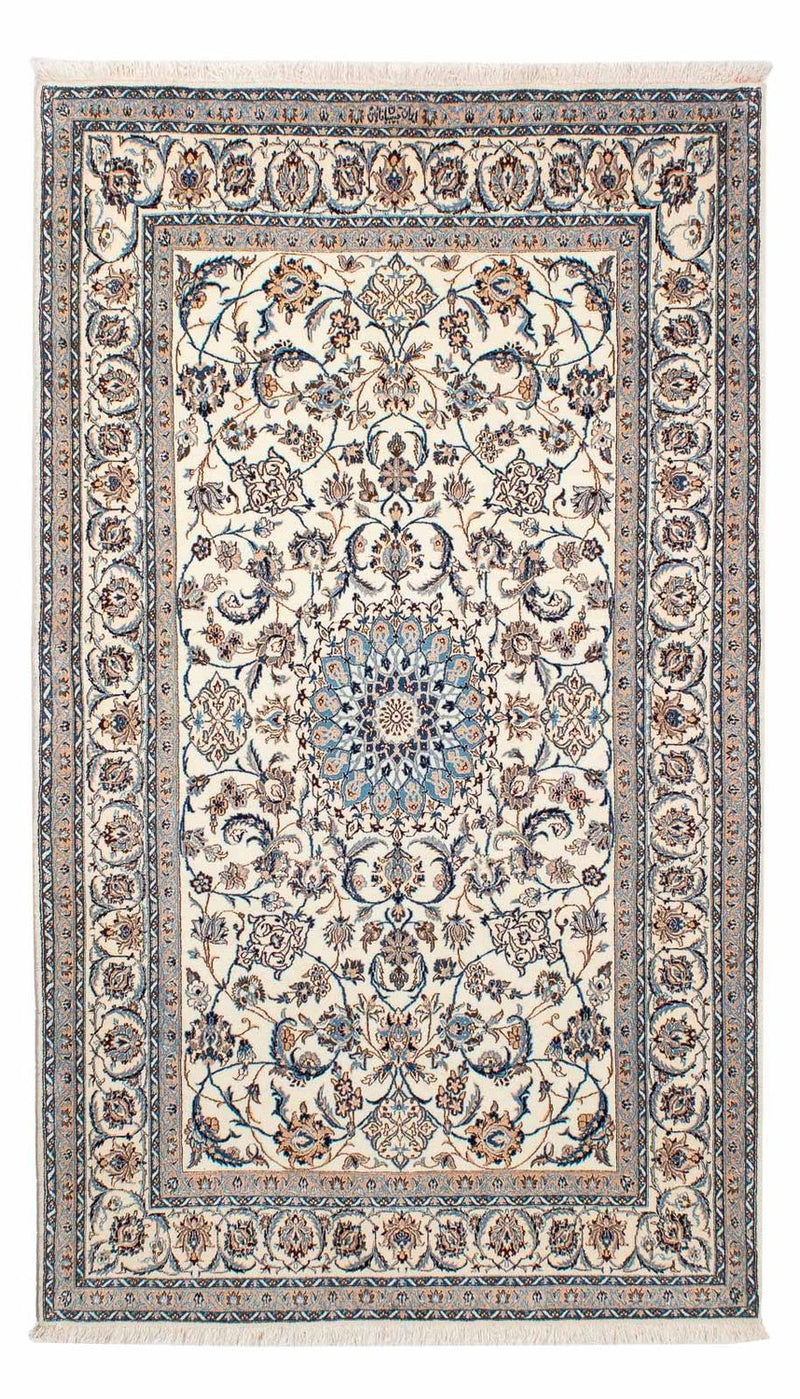 Persisk tæppe - Nain - Premium - 204 x 130 cm - beige