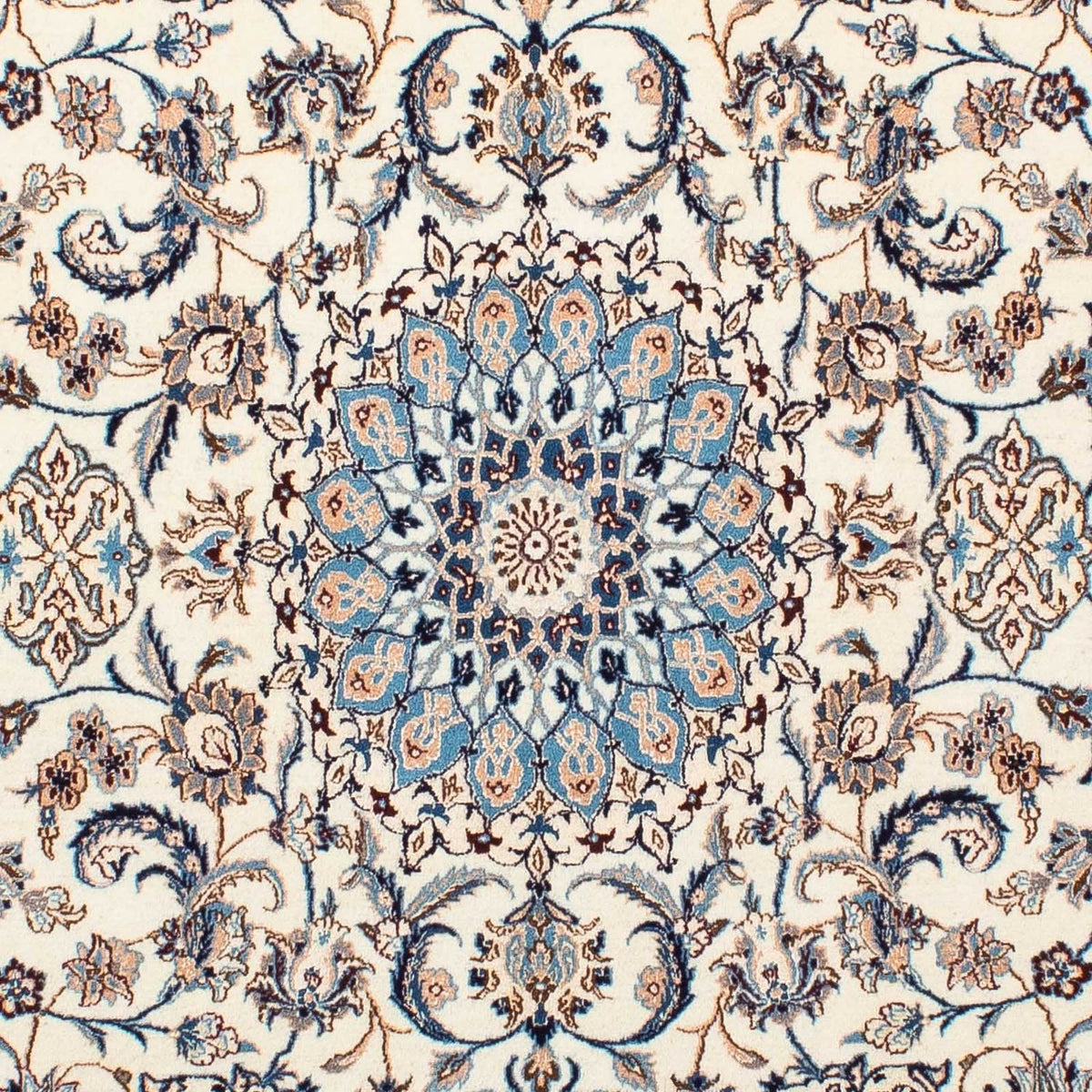 Persisk tæppe - Nain - Premium - 204 x 130 cm - beige