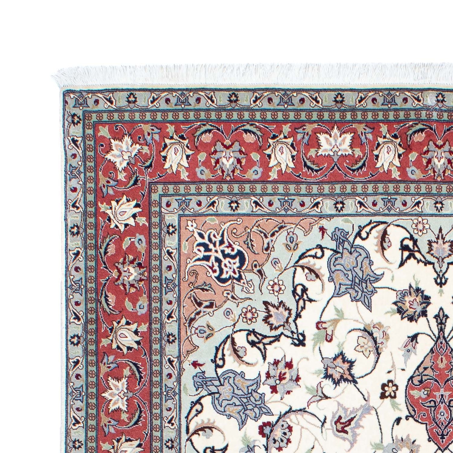 Persisk tæppe - Tabriz - Royal - 210 x 150 cm - beige