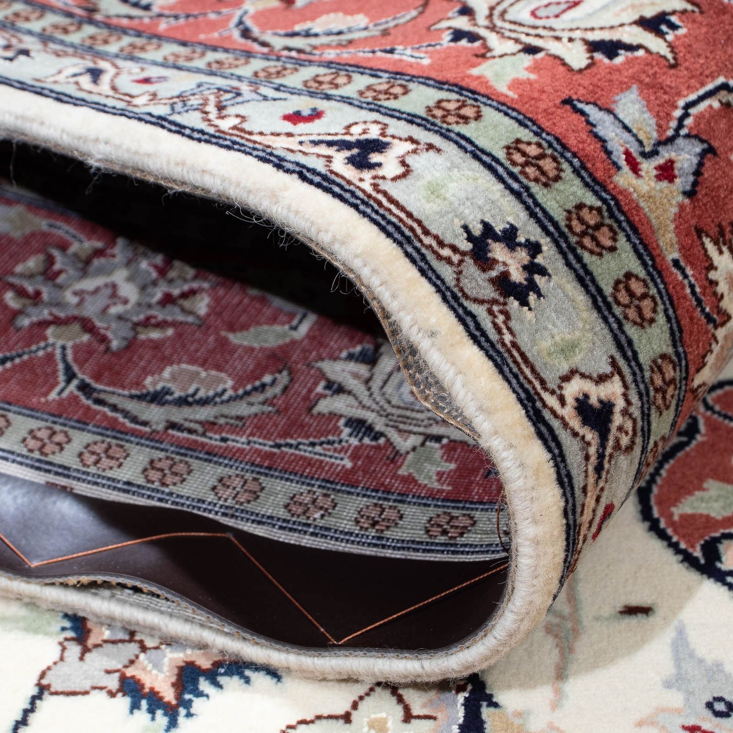 Persisk tæppe - Tabriz - Royal - 210 x 150 cm - beige