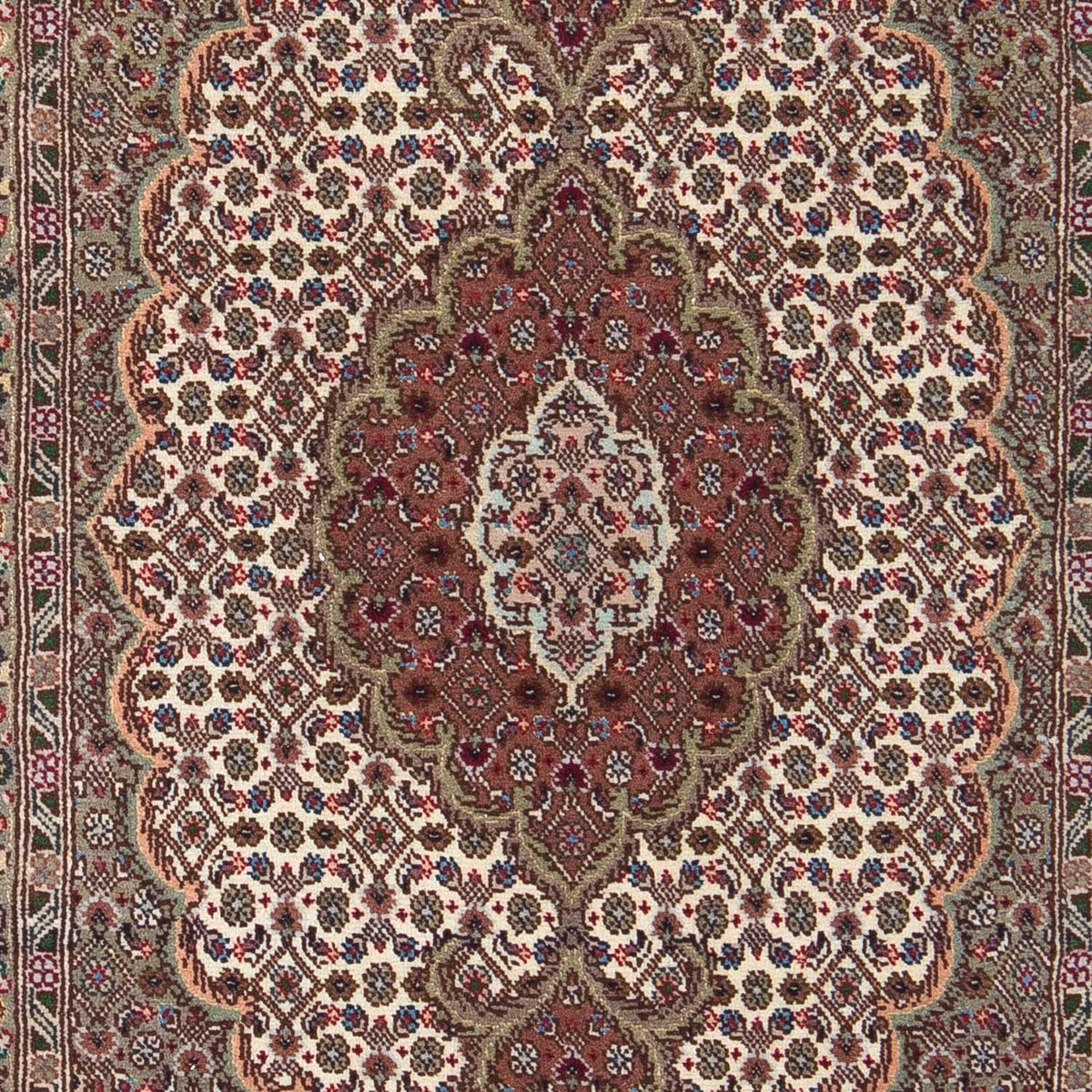 Persisk tæppe - Tabriz - Royal - 90 x 60 cm - beige