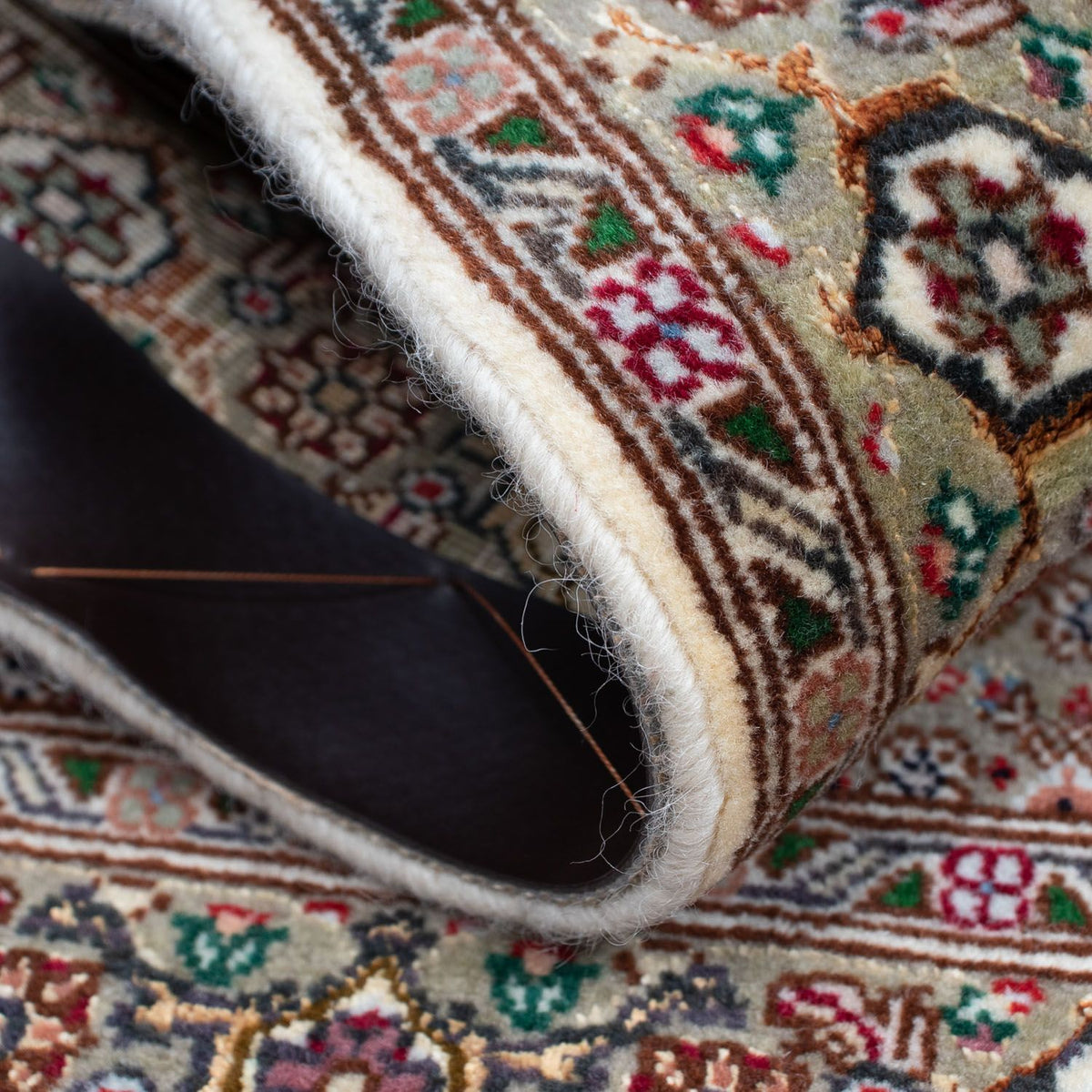 Persisk tæppe - Tabriz - Royal - 90 x 60 cm - beige