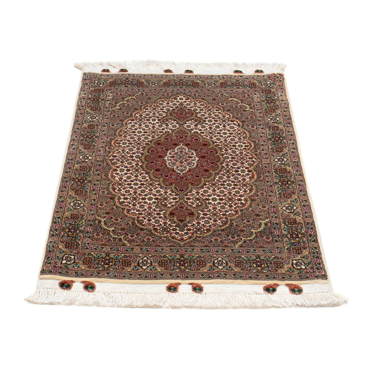 Persisk tæppe - Tabriz - Royal - 90 x 60 cm - beige