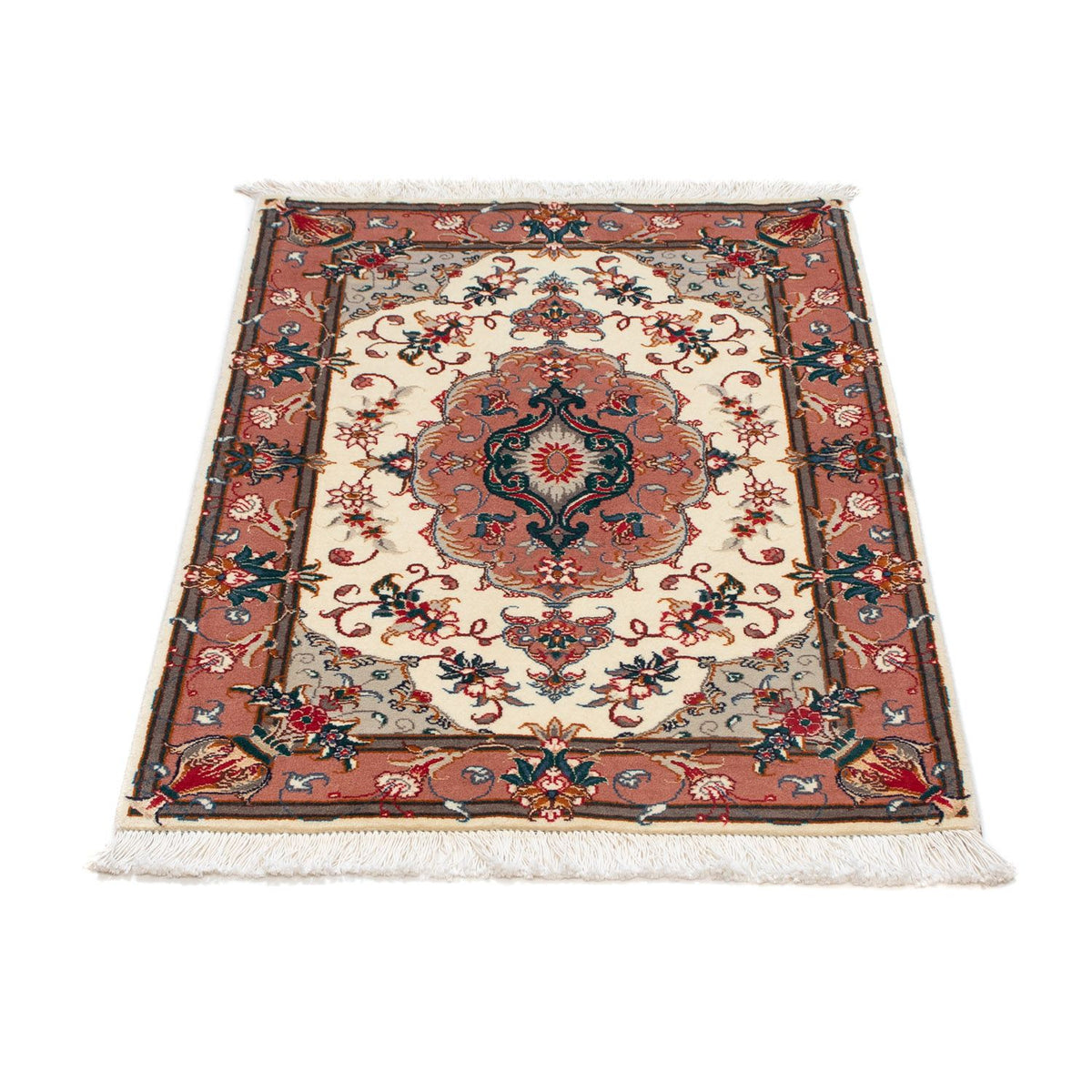Persisk tæppe - Tabriz - Royal - 90 x 60 cm - beige