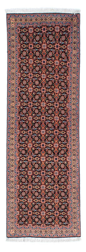 Løber Persisk tæppe - Tabriz - 202 x 67 cm - mørkeblå