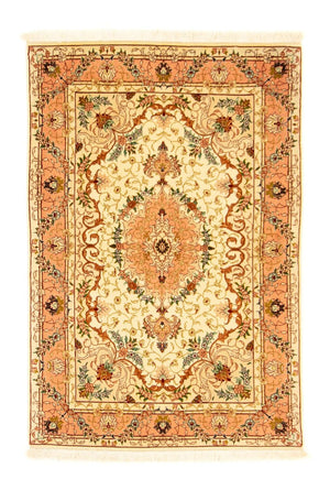 Persisk tæppe - Tabriz - Royal - 148 x 98 cm - beige