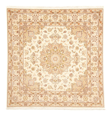 Persisk tæppe - Tabriz - Royal firkantet  - 206 x 202 cm - beige